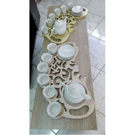 Laser Cut Tea Tray File