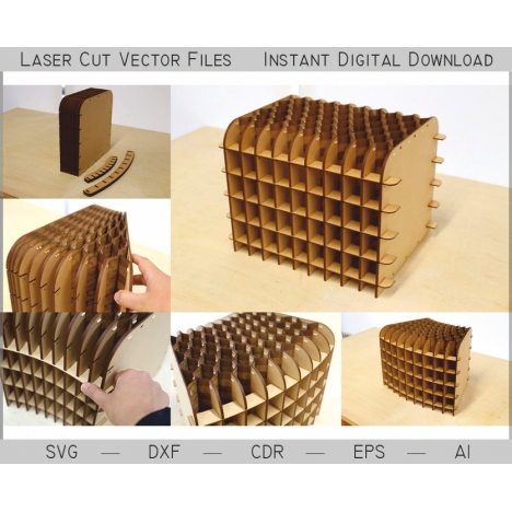 Expandable Chair Laser Cut File