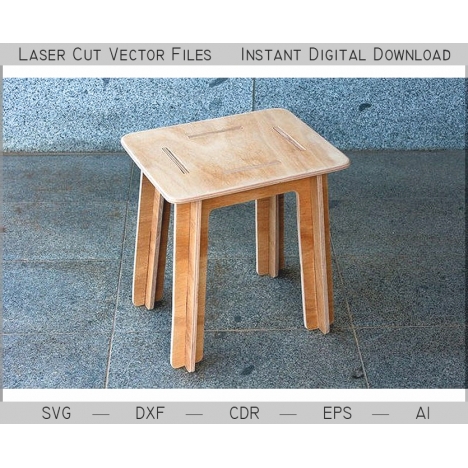 Laser Cut Stool File