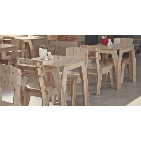 Bar Table and Chair Set Laser Cut File