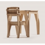 Bar Table and Chair Set Laser Cut File