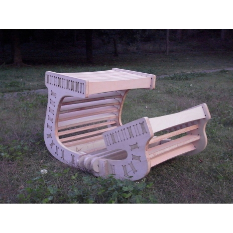 Children’s Rocking Chair Laser Cut File