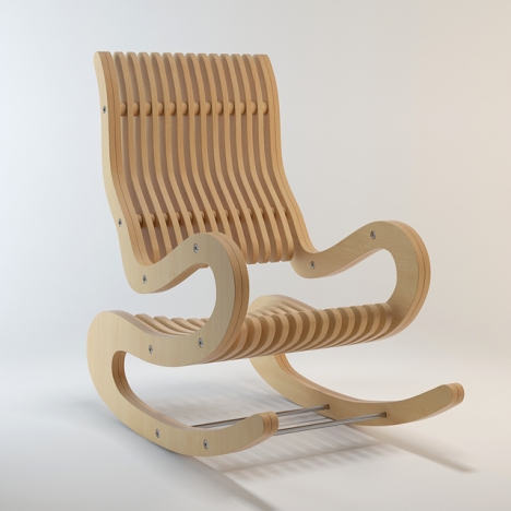 Rocking Chair Laser Cut File