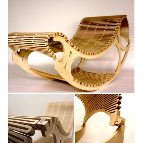 Rocking Chair Laser Cut File