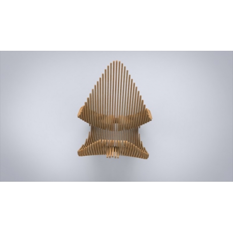 Parametric Rocking Chair Laser Cut File