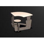 Laser Cut Kids Desk with Chair