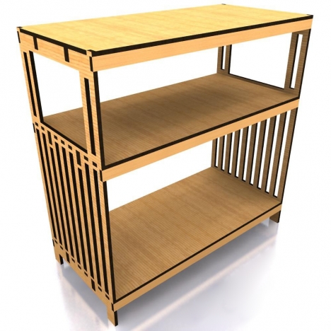 Serving Table Laser Cut File
