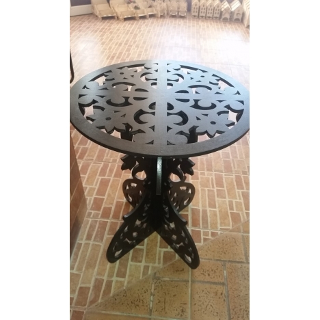 Round Lace Table Laser Cut File