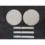 Laser Cut Round Two-Tier Table File
