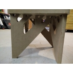 Laser Cut Stool Vector File with Maze Top