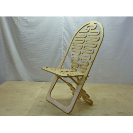 Folding Chair Laser Cut File