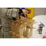 Round Chair Laser Cut File
