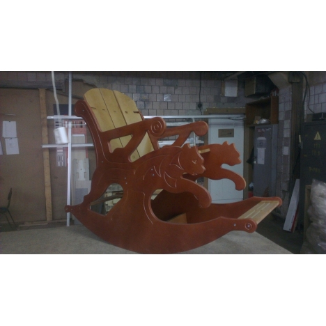 Baby Rocking Chair Laser Cut File