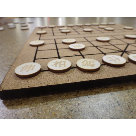 Xiangqi Chinese Chess Laser Cut File