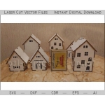 Laser Cut LED Houses Files