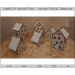 Laser Cut LED Houses Files