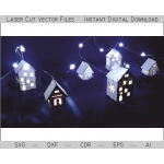 Laser Cut LED Houses Files