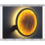 Lunar Eclipse Night Light Laser Cut File