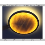 Lunar Eclipse Night Light Laser Cut File