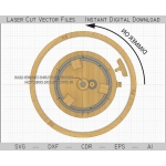 Lunar Eclipse Night Light Laser Cut File