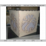 Tree Pendant Lamp Shade Laser Cut File