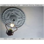 Minimalist Chandelier Laser Cut File
