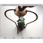 Minimalist Chandelier Laser Cut File