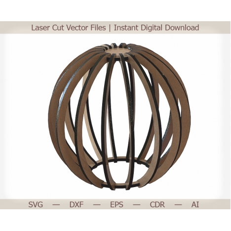 Parametric Lamp Laser Cut File