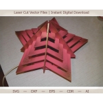 Star Lamp Laser Cut File