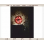 Star Lamp Laser Cut File