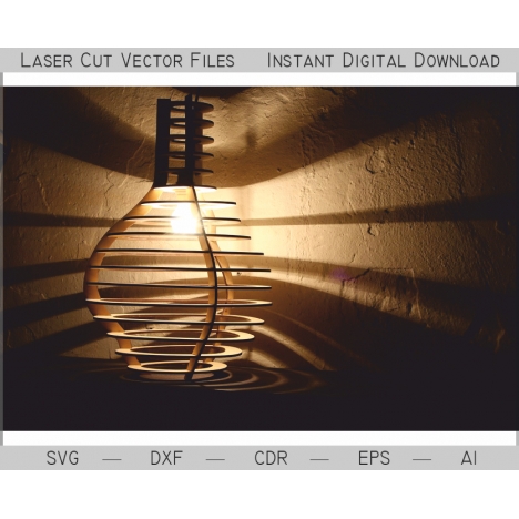 Bulb Lamp Laser Cut File