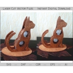Cat Lamp Laser Cut File