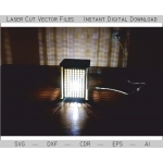 Laser Cut Lamp Vector File