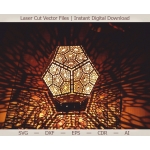 Geometric Lamp Shade Laser Cut File