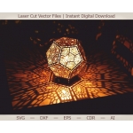 Geometric Lamp Shade Laser Cut File