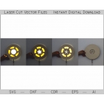 Round Night Light Laser Cut File