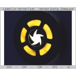 Round Night Light Laser Cut File
