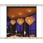Heart Lamp Laser Cut File
