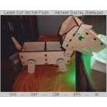 Dog Lamp Laser Cut File