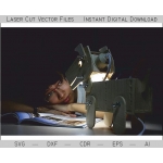 Dog Lamp Laser Cut File