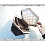Hexagon Lamp Laser Cut File