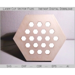 Hexagon Lamp Laser Cut File