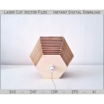Hexagon Lamp Laser Cut File