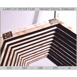 Hexagon Lamp Laser Cut File