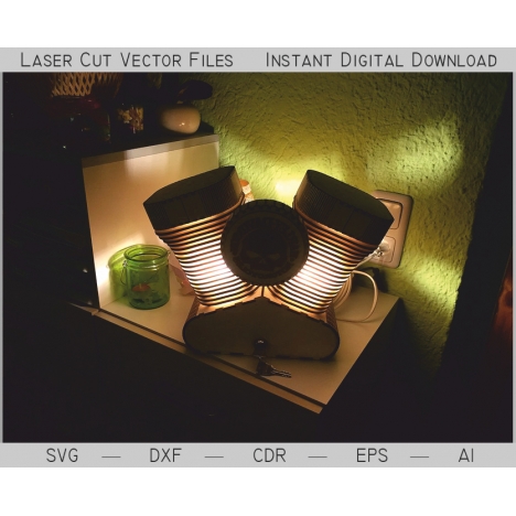 Table Lamp Laser Cut File