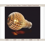 Bulb Lamp Laser Cut File