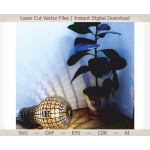 Bulb Lamp Laser Cut File