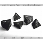 Multi-Tiered Lamp Laser Cut File