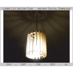 Laser Cut Hanging Lamp Shade File