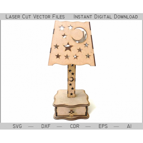 Night Lamp Laser Cut File